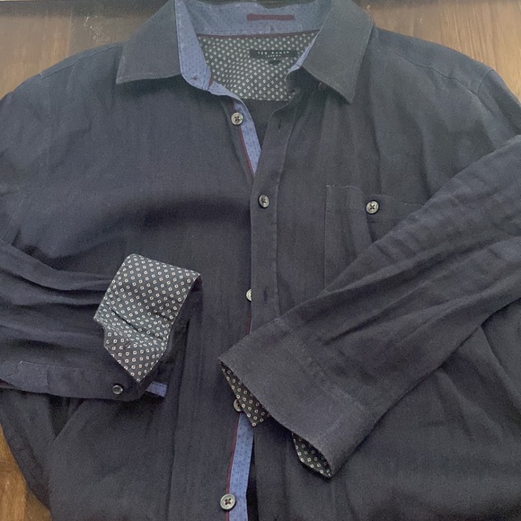 Ted Baker Linen Blend shirt. 4 - Picture 3 of 3